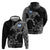 Scotland Viking Ravens Zip Hoodie Vegvisir Runes Pattern - Wonder Print Shop