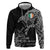 Ireland Viking Ravens Hoodie Vegvisir Runes Pattern - Wonder Print Shop