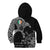 Ireland Viking Ravens Kid Hoodie Vegvisir Runes Pattern - Wonder Print Shop