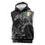 Ireland Viking Ravens Sleeveless Hoodie Vegvisir Runes Pattern - Wonder Print Shop