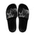 Ireland Viking Ravens Slide Sandals Vegvisir Runes Pattern - Wonder Print Shop