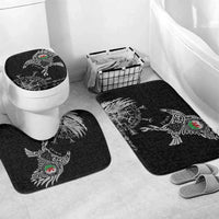 Wales Viking Ravens Bathroom Set Vegvisir Runes Pattern - Wonder Print Shop