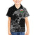 Wales Viking Ravens Kid Hawaiian Shirt Vegvisir Runes Pattern - Wonder Print Shop
