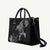 Wales Viking Ravens Leather Bag Vegvisir Runes Pattern - Wonder Print Shop