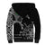 Wales Viking Ravens Sherpa Hoodie Vegvisir Runes Pattern - Wonder Print Shop