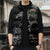 Wales Viking Ravens Sleeveless Puffer Jacket Vegvisir Runes Pattern - Wonder Print Shop