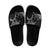 Wales Viking Ravens Slide Sandals Vegvisir Runes Pattern - Wonder Print Shop