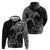 Wales Viking Ravens Zip Hoodie Vegvisir Runes Pattern - Wonder Print Shop