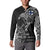 Finland Viking Ravens Button Sweatshirt Vegvisir Runes Pattern - Wonder Print Shop