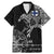 Finland Viking Ravens Family Matching Mermaid Dress and Hawaiian Shirt Vegvisir Runes Pattern - Wonder Print Shop