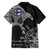 Finland Viking Ravens Family Matching Off Shoulder Maxi Dress and Hawaiian Shirt Vegvisir Runes Pattern - Wonder Print Shop