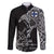 Finland Viking Ravens Family Matching Puletasi and Hawaiian Shirt Vegvisir Runes Pattern - Wonder Print Shop