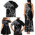 Finland Viking Ravens Family Matching Tank Maxi Dress and Hawaiian Shirt Vegvisir Runes Pattern - Wonder Print Shop
