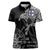 Finland Viking Ravens Women Polo Shirt Vegvisir Runes Pattern - Wonder Print Shop