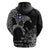 Finland Viking Ravens Zip Hoodie Vegvisir Runes Pattern - Wonder Print Shop