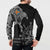 Aland Viking Ravens Button Sweatshirt Vegvisir Runes Pattern - Wonder Print Shop