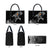 Aland Viking Ravens Leather Bag Vegvisir Runes Pattern - Wonder Print Shop