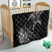 Aland Viking Ravens Quilt Vegvisir Runes Pattern - Wonder Print Shop