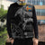 Aland Viking Ravens Sleeveless Puffer Jacket Vegvisir Runes Pattern - Wonder Print Shop