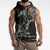 Aland Viking Ravens Sleeveless Zip Hoodie Vegvisir Runes Pattern - Wonder Print Shop