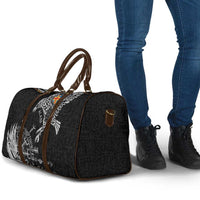 Aland Viking Ravens Travel Bag Vegvisir Runes Pattern - Wonder Print Shop