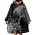 Aland Viking Ravens Wearable Blanket Hoodie Vegvisir Runes Pattern - Wonder Print Shop