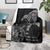 Iceland Viking Ravens Blanket Vegvisir Runes Pattern - Wonder Print Shop