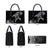 Iceland Viking Ravens Leather Bag Vegvisir Runes Pattern - Wonder Print Shop