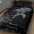 Iceland Viking Ravens Quilt Bed Set Vegvisir Runes Pattern - Wonder Print Shop