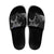 Iceland Viking Ravens Slide Sandals Vegvisir Runes Pattern - Wonder Print Shop