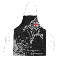 Faroe Islands Viking Ravens Apron Vegvisir Runes Pattern - Wonder Print Shop