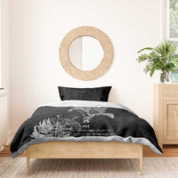 Faroe Islands Viking Ravens Bedding Set Vegvisir Runes Pattern - Wonder Print Shop