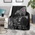 Faroe Islands Viking Ravens Blanket Vegvisir Runes Pattern - Wonder Print Shop