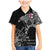Faroe Islands Viking Ravens Family Matching Mermaid Dress and Hawaiian Shirt Vegvisir Runes Pattern - Wonder Print Shop