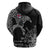 Faroe Islands Viking Ravens Hoodie Vegvisir Runes Pattern - Wonder Print Shop