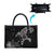 Faroe Islands Viking Ravens Leather Bag Vegvisir Runes Pattern - Wonder Print Shop