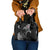 Faroe Islands Viking Ravens Shoulder Handbag Vegvisir Runes Pattern - Wonder Print Shop