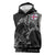 Faroe Islands Viking Ravens Sleeveless Hoodie Vegvisir Runes Pattern - Wonder Print Shop