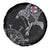 Faroe Islands Viking Ravens Spare Tire Cover Vegvisir Runes Pattern - Wonder Print Shop