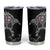 Faroe Islands Viking Ravens Tumbler Cup Vegvisir Runes Pattern - Wonder Print Shop