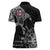 Faroe Islands Viking Ravens Women Polo Shirt Vegvisir Runes Pattern - Wonder Print Shop