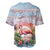 Personalized Bonaire Caribbean Flamingo Baseball Jersey Pink Salt Flats - Wonder Print Shop