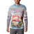 Personalized Bonaire Caribbean Flamingo Button Sweatshirt Pink Salt Flats - Wonder Print Shop