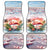 Personalized Bonaire Caribbean Flamingo Car Mats Pink Salt Flats - Wonder Print Shop