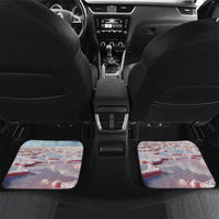 Personalized Bonaire Caribbean Flamingo Car Mats Pink Salt Flats - Wonder Print Shop