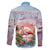Personalized Bonaire Caribbean Flamingo Family Matching Mermaid Dress and Hawaiian Shirt Pink Salt Flats - Wonder Print Shop