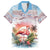 Personalized Bonaire Caribbean Flamingo Hawaiian Shirt Pink Salt Flats - Wonder Print Shop