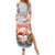 Personalized Bonaire Caribbean Flamingo Summer Maxi Dress Pink Salt Flats - Wonder Print Shop