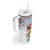 Personalized Bonaire Caribbean Flamingo Tumbler With Handle Pink Salt Flats - Wonder Print Shop