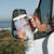 Personalized Bonaire Caribbean Flamingo Tumbler With Handle Pink Salt Flats - Wonder Print Shop